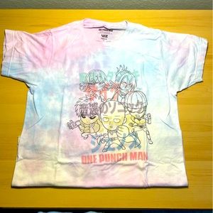 One punch Man Chibi Characters Tie Dye T-shirt